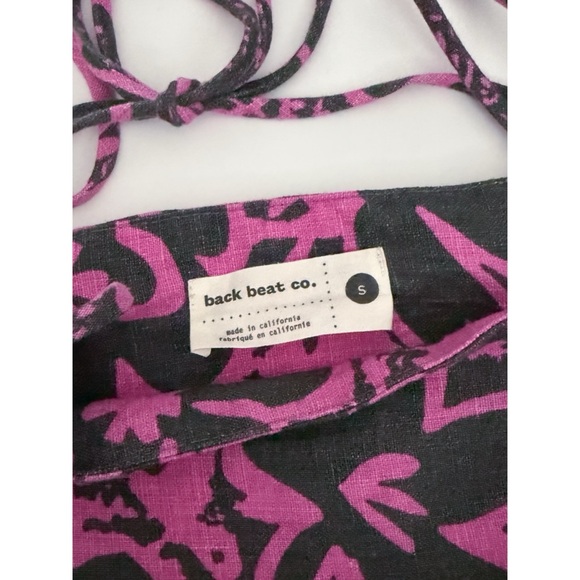 Back Beat Co. | Linen Apron Mini Dress - Picture 13 of 16